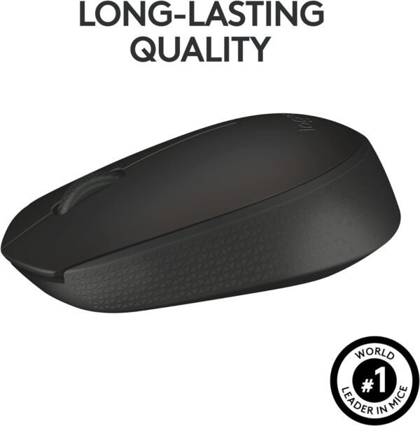Logitech M171 Wireless Mouse (Black) - Image 4