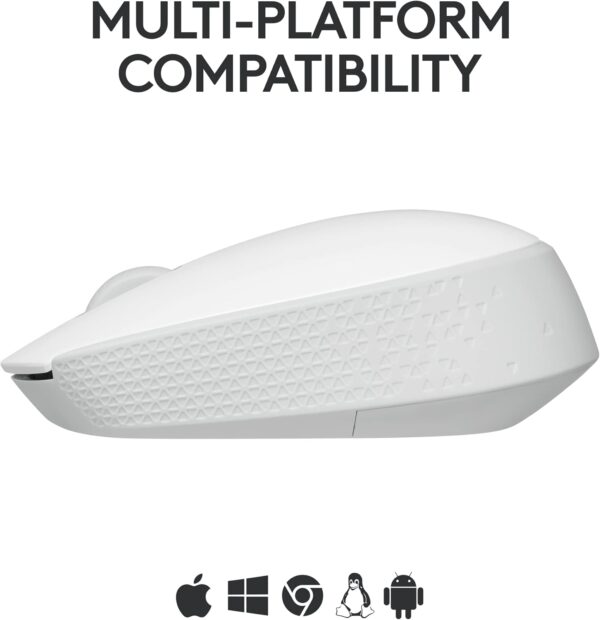 Logitech M171 Wireless Mouse (White) - Image 3