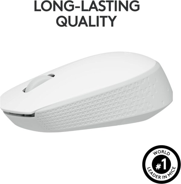 Logitech M171 Wireless Mouse (White) - Image 4