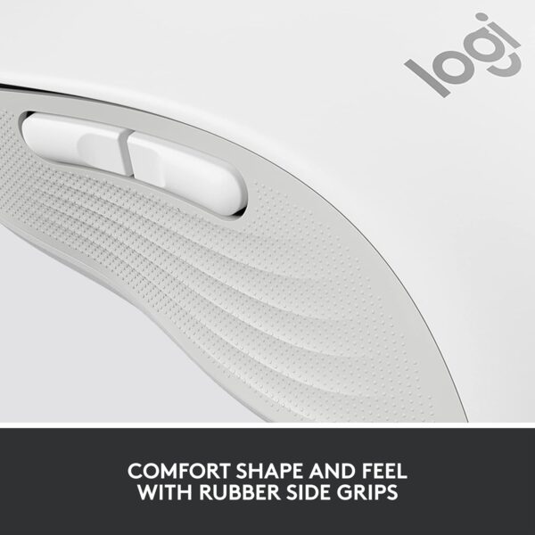 Logitech Signature M650 L Wireless Mouse (White) - Image 6