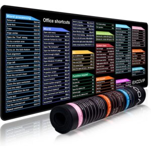 EXCOVIP Large Mouse Pad XL, Office Shortcut