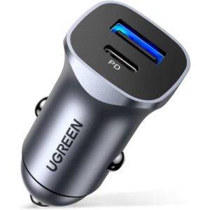 UGREEN PD 24W Car Charger Fast Charging Dual USB