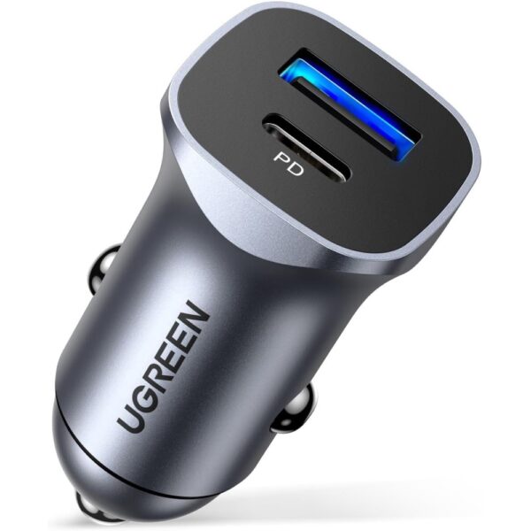 UGREEN PD 24W Car Charger Fast Charging Dual USB