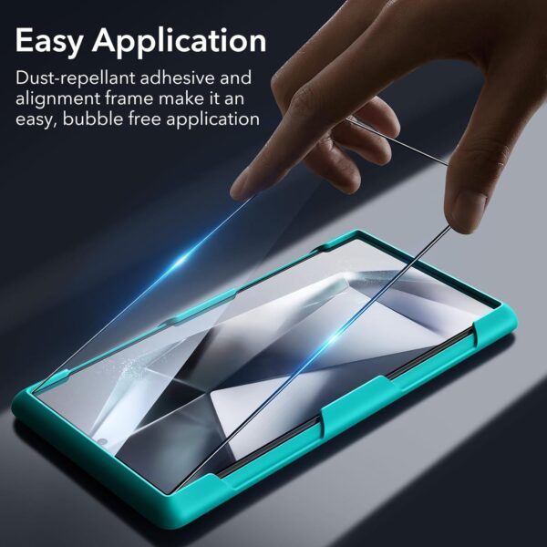 ESR for Samsung Galaxy S24 Ultra Screen Protector, 2 Pack Tempered Glass - Image 7