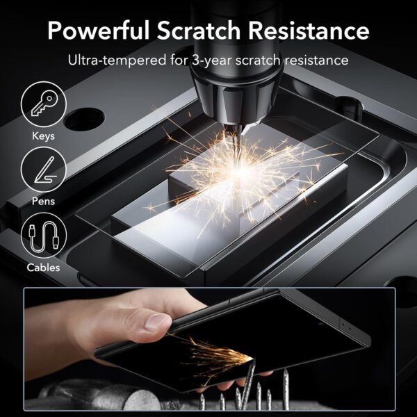 ESR for Samsung Galaxy S24 Ultra Screen Protector, 2 Pack Tempered Glass - Image 8
