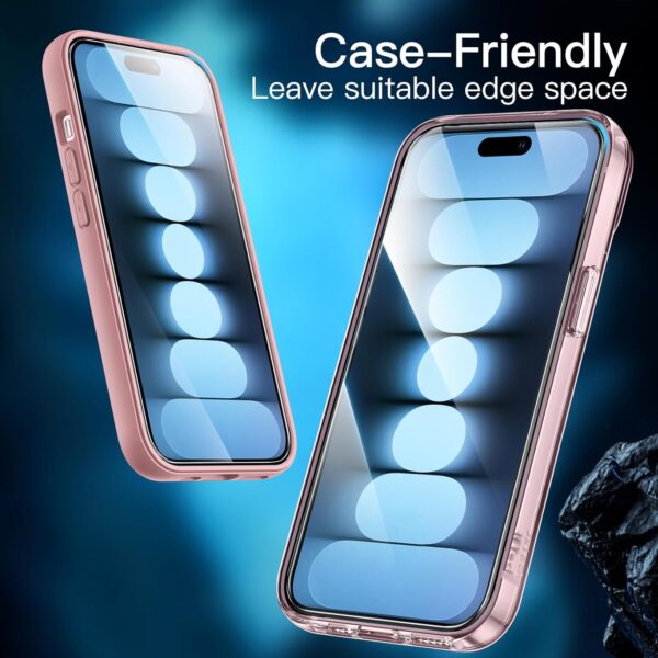 JETech Screen Protector for iPhone 15 6.1-Inch - Image 7