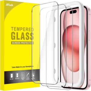 JETech Screen Protector for iPhone 15 6.1-Inch