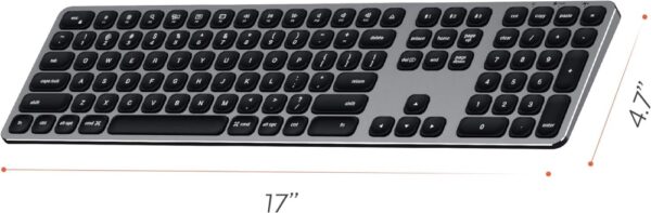 Satechi Aluminum Bluetooth Keyboard for Apple Products - Image 4