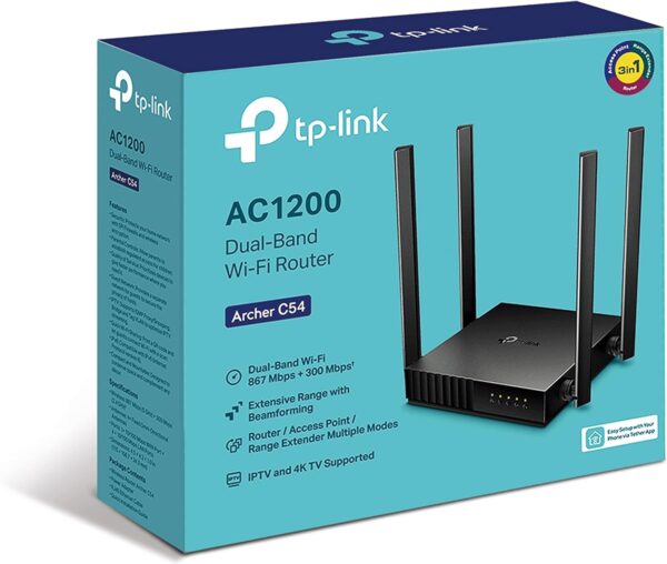 Tp-Link D Band Router Ac1200 Archer C54 - Image 3