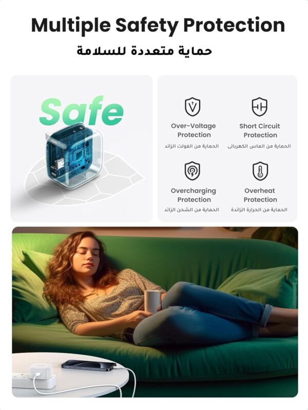 UGREEN iPhone Charger Type C PD 20W Fast USB C Charger - Image 3