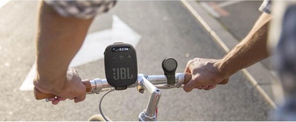 JBL Wind 3 Portable Bluetooth Speaker and FM Tuner Radio for Bike Handlebars - Image 5