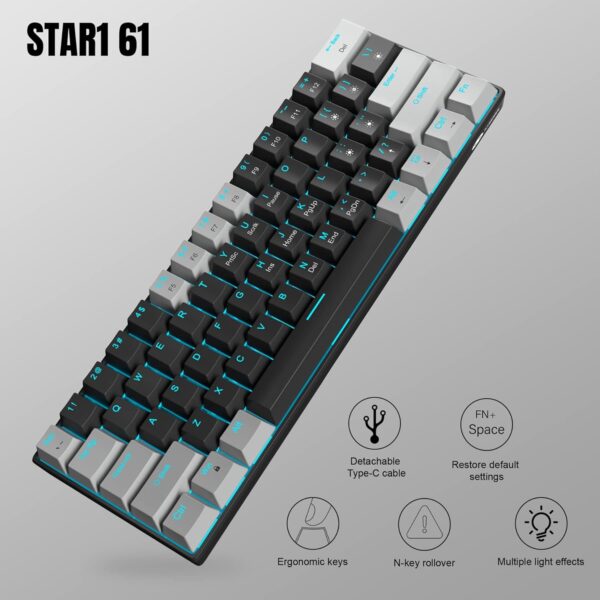MageGee 60% Mechanical Gaming Keyboard - Image 3