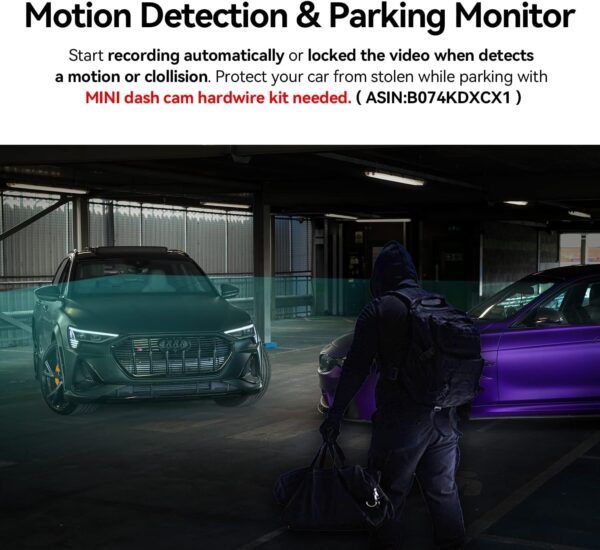 DDPAI Dash Cam for Cars 1296P UHD - Image 9