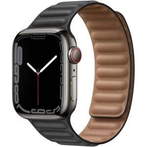 Dado Leather Magnetic loop Strap Compatible with Apple watch Series 10 | Ultra 2 | 9 | 8 Ultra | 8 | 7 | 6 | SE