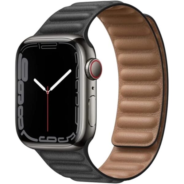 Dado Leather Magnetic loop Strap Compatible with Apple watch Series 10 | Ultra 2 | 9 | 8 Ultra | 8 | 7 | 6 | SE
