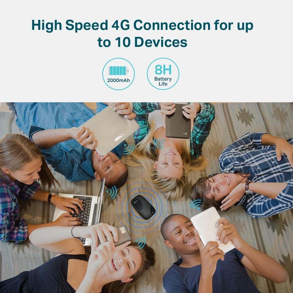 TP-Link M7000 4G+ MiFi, Portable Travel WiFi - Image 4