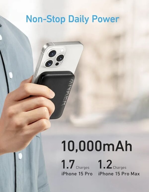 Anker Power Bank, 334 Magnetic Battery 10,000mAh, 20w fast charging - Image 2