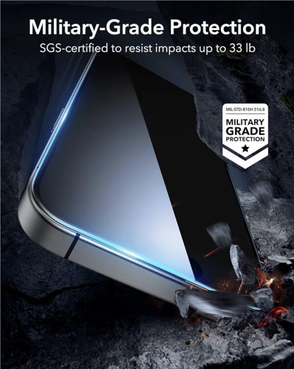 ESR 3 Pack Screen Protector for Iphone 16 Pro Max - Image 6