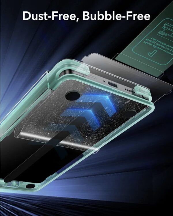 ESR 3pcs for Samsung Galaxy S25 Ultra Screen Protector, HD Clear Anti-Scratch Tempered Glass with Easy Installation Auto Dust-Elimination Tool for Galaxy S25 Ultra, Case Friendly - Image 5