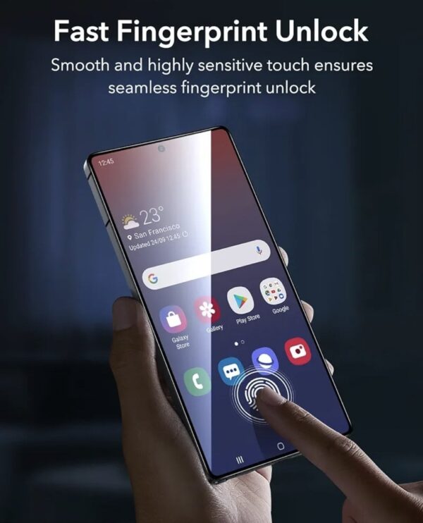 ESR 3pcs for Samsung Galaxy S25 Ultra Screen Protector, HD Clear Anti-Scratch Tempered Glass with Easy Installation Auto Dust-Elimination Tool for Galaxy S25 Ultra, Case Friendly - Image 4