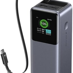 UGREEN Nexode 165W ​​Laptop Power Bank​​, 20,000mAh High Capacity ​​Portable Charger​​ with 100W ​​Super Fast Charging