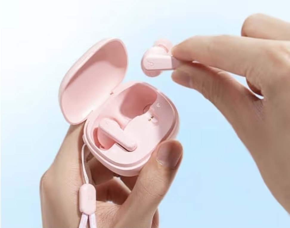 Soundcore P20i Wireless Earbuds White Pink - Image 4